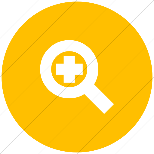 Flat Circle White On Yellow Raphael Zoom N