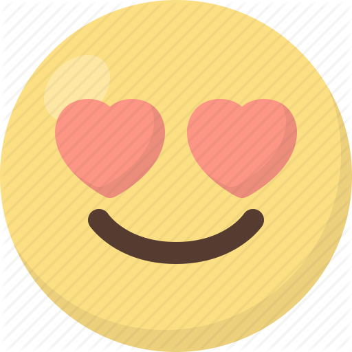 Emoji, In, Love Icon