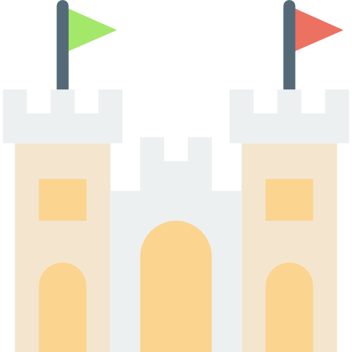 Medieval, Childhood, Buildings, Beach, Sand Castle, Vacations, Toy