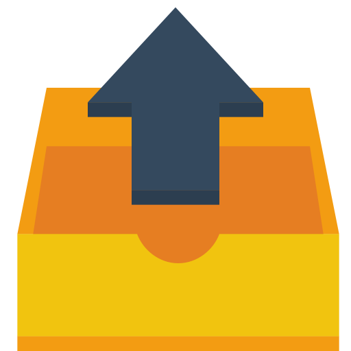 Box Out Icon Small Flat Iconset Paomedia