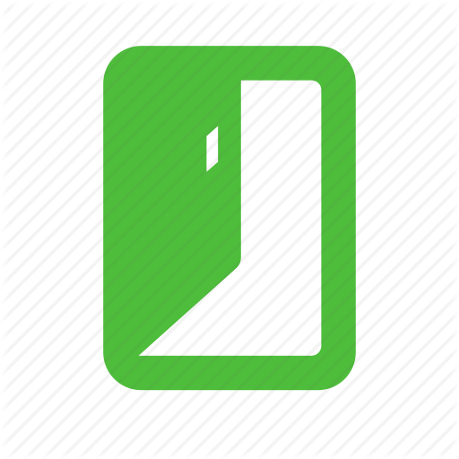 Door, Exit, Logout, Open, Out, Quit, Sign Out Icon