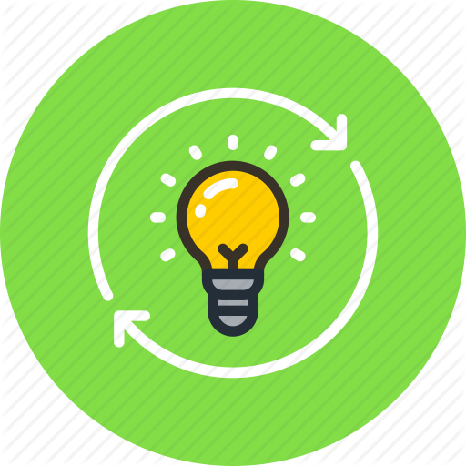 Bulb, Idea, Light, Process Icon