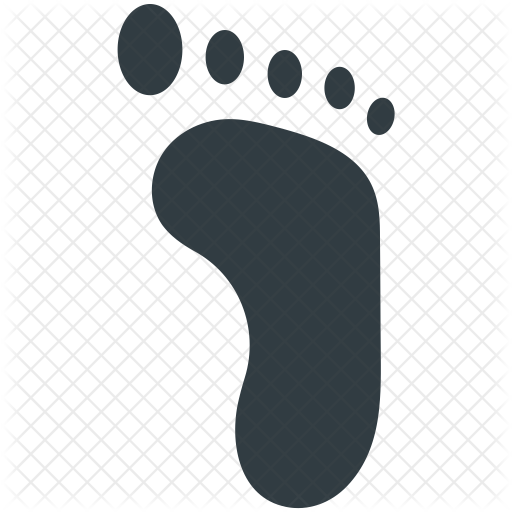 Footsteps Clipart Freeuse Stock Human Footprint Huge Freebie