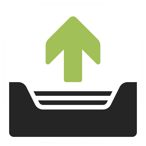 Inbox Out Icon Iconexperience