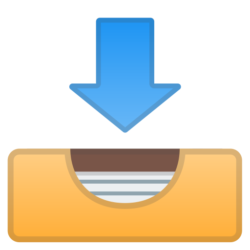 Inbox Tray Icon Noto Emoji Objects Iconset Google
