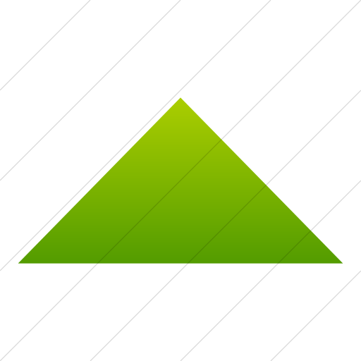 Simple Green Gradient Classica Volume Up Arrow Icon