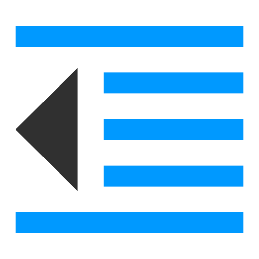 Indent, Left, Flat Icon Free Of Snipicons Flat