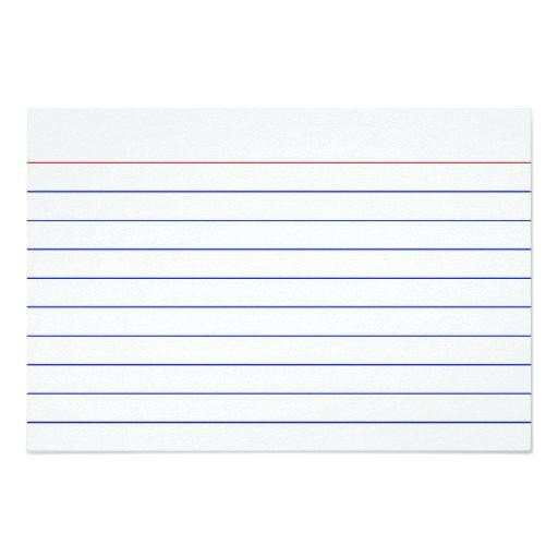 Index Card Template Word Templates For Cards Printing