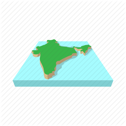 Asia, Cartography, Cartoon, Country, Geography, India, Map Icon