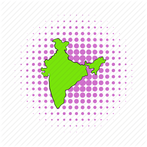 Asia, Cartography, Comics, Country, Geography, India, Map Icon