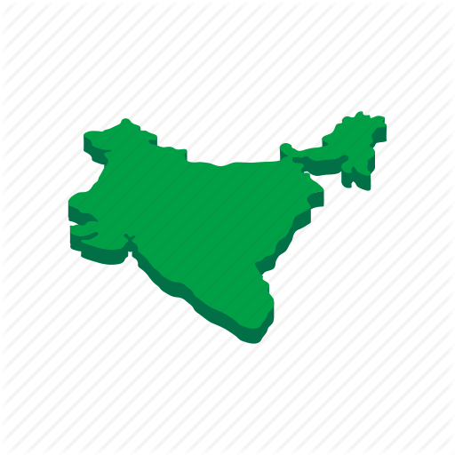 Asia, Cartography, Country, Geography, India, Isometric, Map Icon