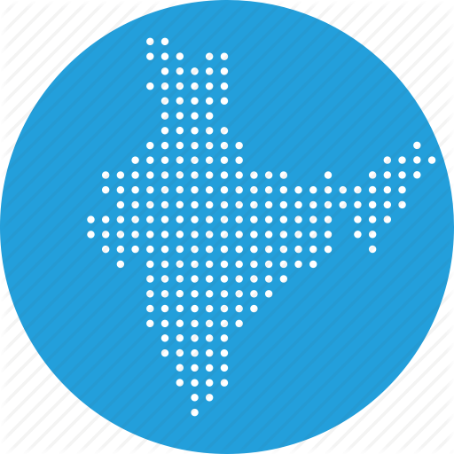 Asian, Bharat, Hindustan, India, Map Icon