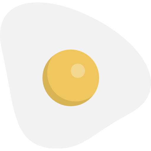 Food And Restaurant, Food, Protein, Organic, Fried Egg Icon