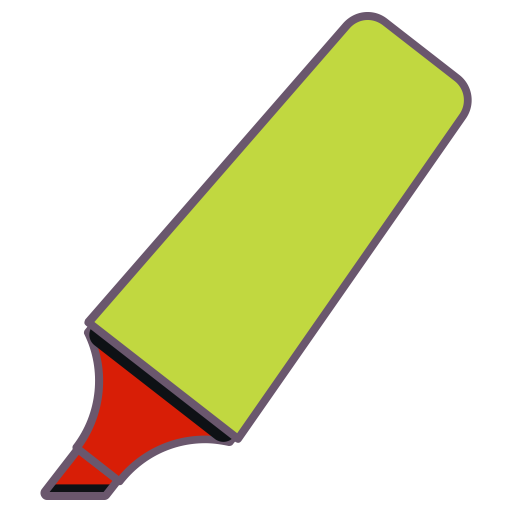 Marker Sketchpen Highlighter Pen Ink Office Stationery