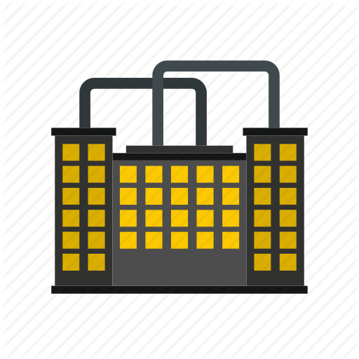 Building, Energy, Factory, Industrial, Industry, Plant, Power Icon