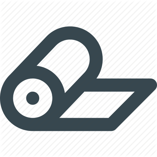 Industrial, Paper, Printing, Roll, Supply Icon