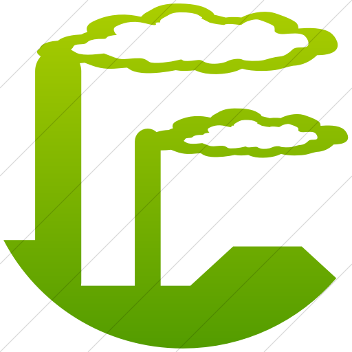 Simple Green Gradient Classica Industrial Icon