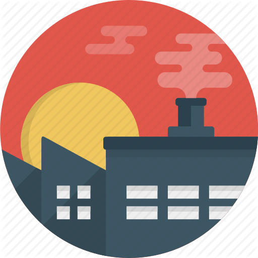Corporate, Factory, Industry, Manufacturer, Production Icon