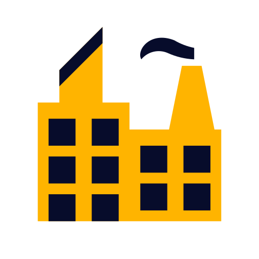 Industry, Factory Icon Free Of Vivid