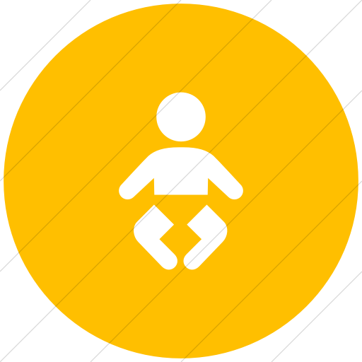 Flat Circle White On Yellow Ocha Humanitarians People