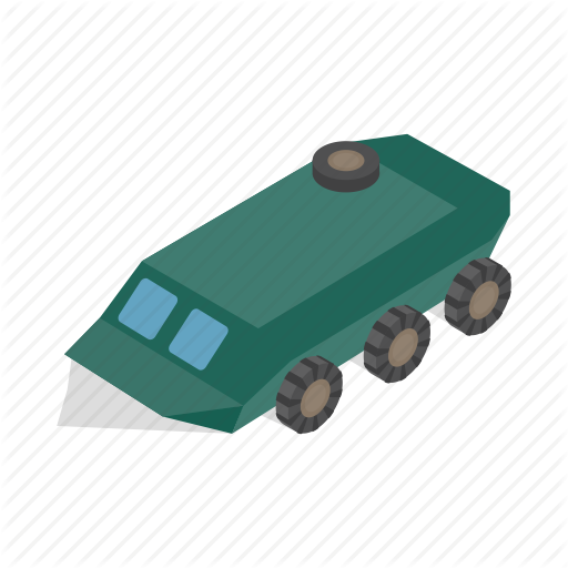 Armored, Army, Infantry, Isometric, Military, Vehicle, War Icon