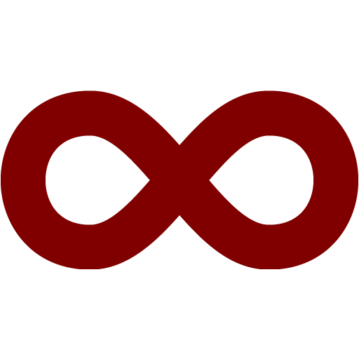 Maroon Infinity Icon