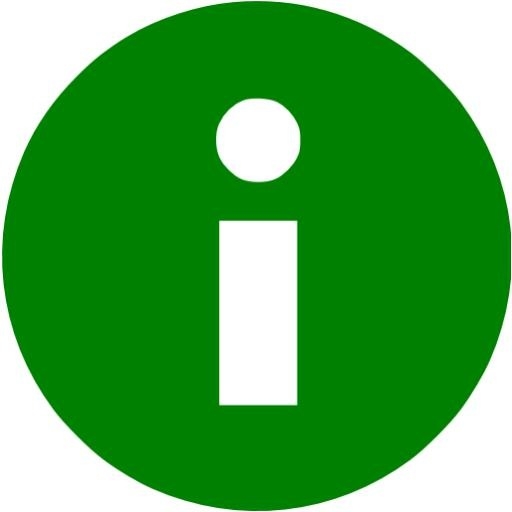 Information Icon Green