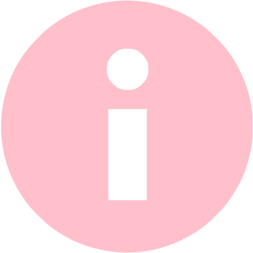 Pink Info Icon