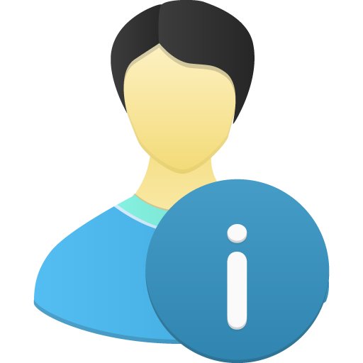 Male User Info Icon