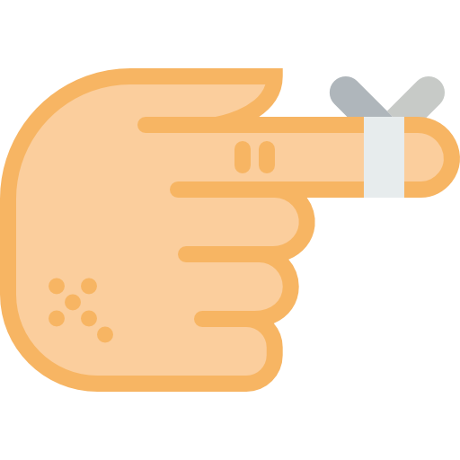 Body Parts, Hand, Finger, Medical, Injury Icon