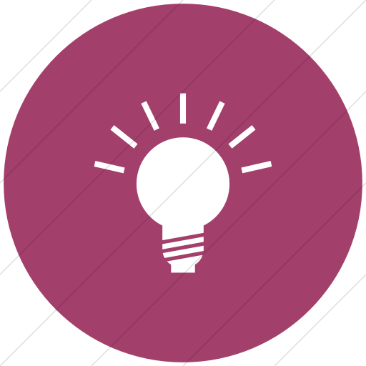 Flat Circle White On Pink Ocha Humanitarians Activity