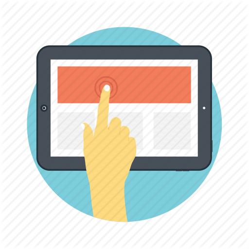 Hand Touching Screen, Input Device, Output Device, Touch Screen