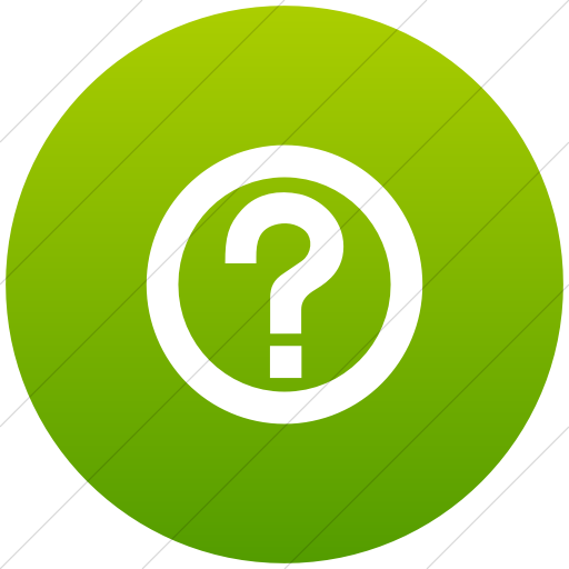 Flat Circle White On Green Gradient Aiga Information Icon