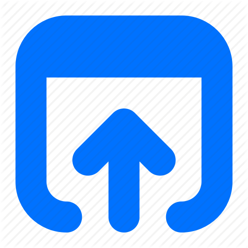 Arrow, Insert, Up Icon