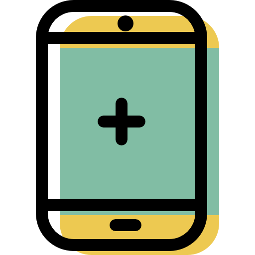 Smartphone, Plus, Add, Insert Icon Free Of Color Interaction