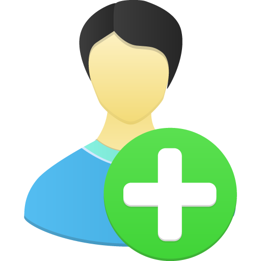 Male User Add Icon