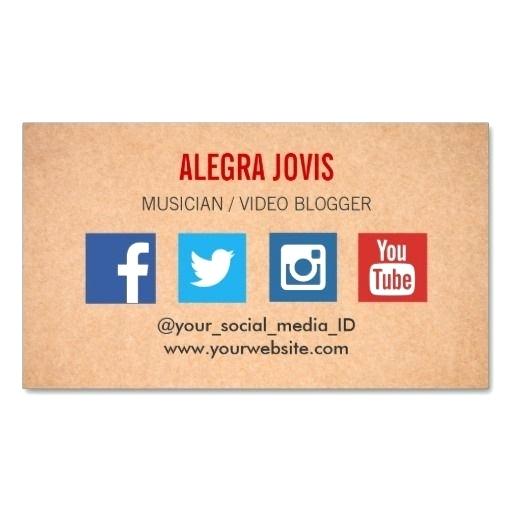 Social Box Media Business Card Template