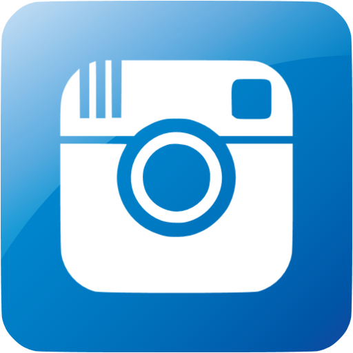 Web Blue Instagram Icon