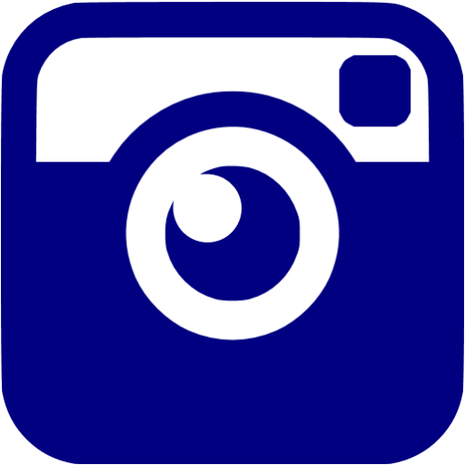 Navy Blue Instagram Icon