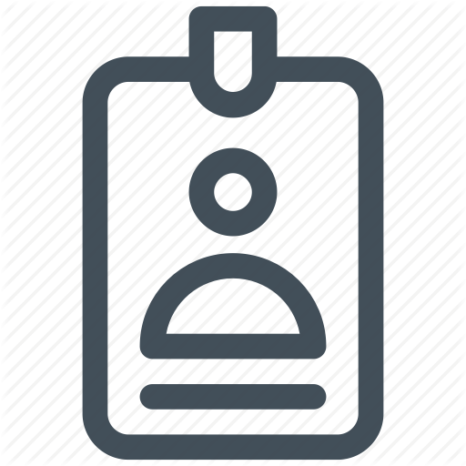 Employee Card, Id, Id Card, Identity, Identity Card Icon Icon