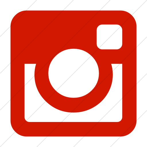 Simple Red Bootstrap Font Awesome Brands Instagram Icon