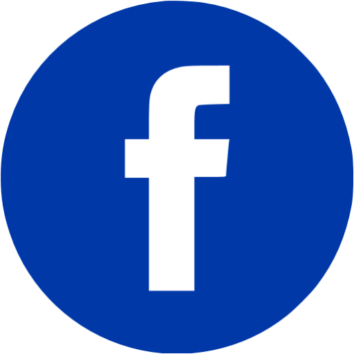 Royal Azure Blue Facebook Icon