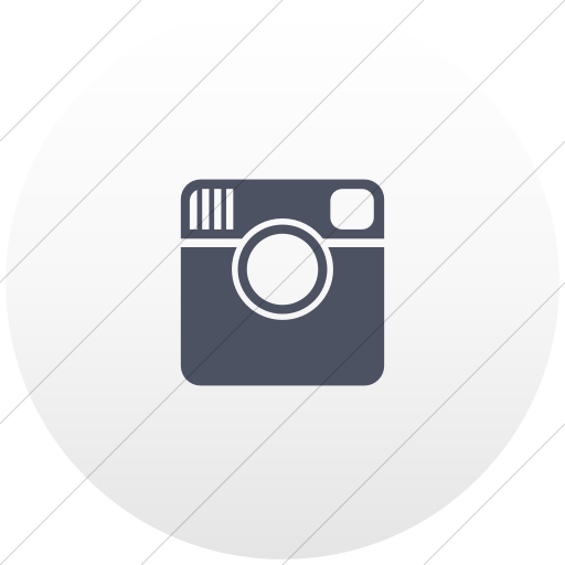 Flat Circle Blue Gray On White Gradient Foundation