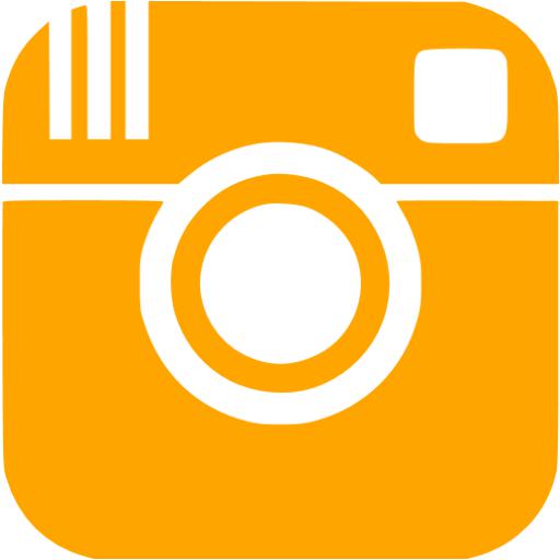 Orange Instagram Icon