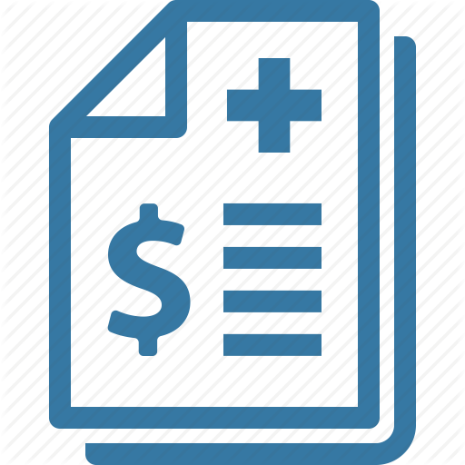 Health Insurance, Medical Bill, Medical Receipt Icon