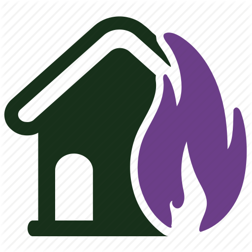 Fire Insurance, Flame, Home Insurance Icon