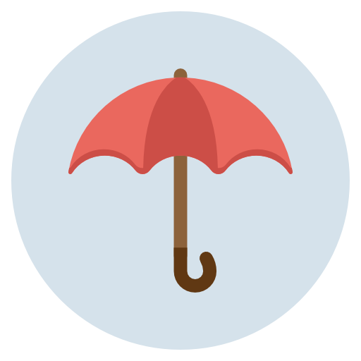 Umbrella, Secutiry, Insurance, Protection, Rain, Waterproof Icon