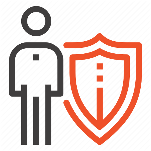 Insurance, Job, Man, Person, Protection, Shield, Staff Icon