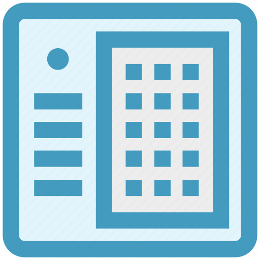 Camera, Door, Intercom, Security, Voice Icon