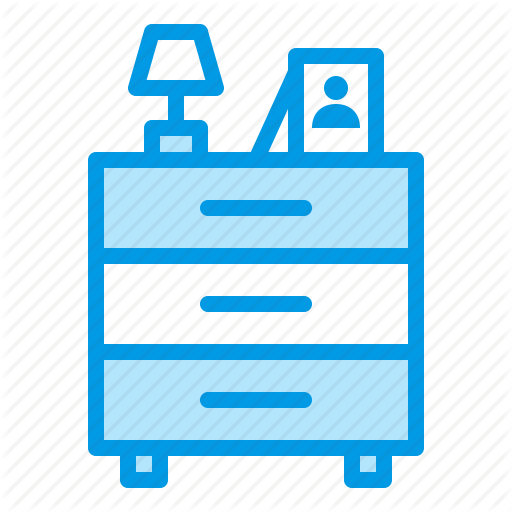 Drawer, Furniture, Interior Icon